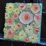 Original art for sale at UGallery.com | A Day in Monet's Garden by Lisa Elley | $575 | oil painting | 10' h x 10' w | thumbnail 2