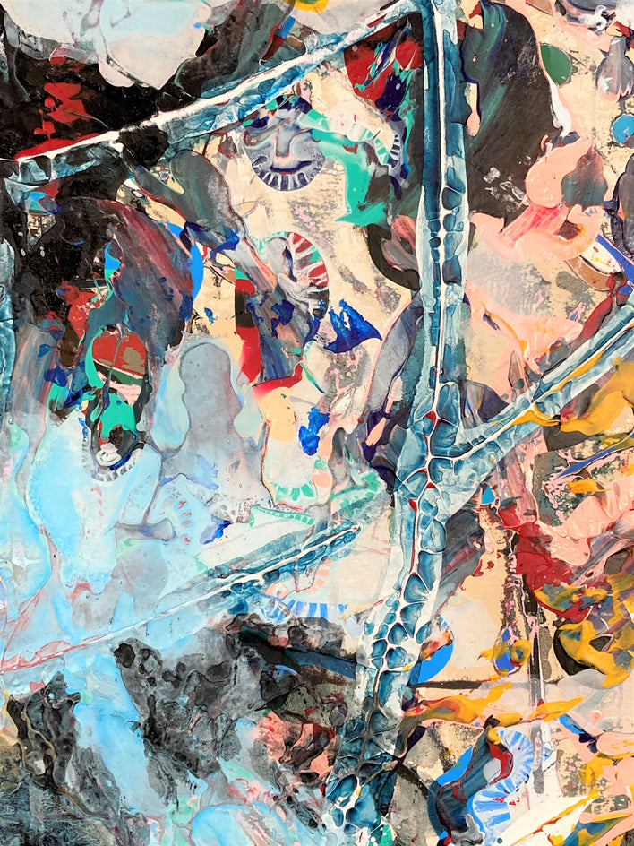 Mad Mad World II by Gary J. Noland Jr. |  Closeup View of Artwork 