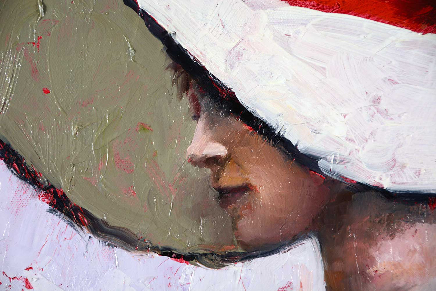 Peaceful Beach by Gary Leonard |  Closeup View of Artwork 