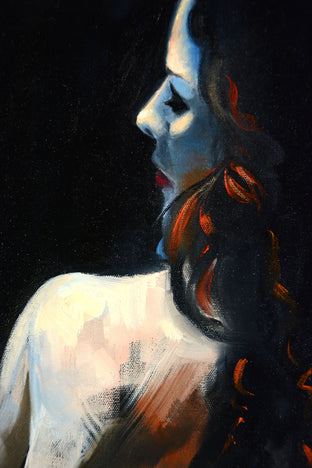 Original art for sale at UGallery.com | Reclining Spaces by Gary Leonard | $1,975 | oil painting | 30' h x 24' w | photo 3