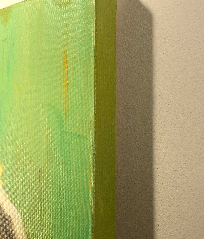 Restful Dreaming by Gary Leonard |  Side View of Artwork 