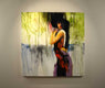 Original art for sale at UGallery.com | Stylish Moments by Gary Leonard | $2,900 | oil painting | 36' h x 36' w | thumbnail 3