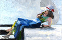 Original art for sale at UGallery.com | Sunlit Dreams by Gary Leonard | $2,300 | oil painting | 24' h x 36' w | thumbnail 1
