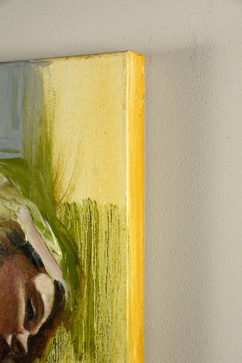 The Dance by Gary Leonard |  Side View of Artwork 