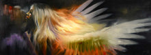 Original art for sale at UGallery.com | The Phoenix by Gary Leonard | $3,800 | oil painting | 22' h x 60' w | thumbnail 1