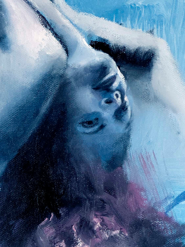 Wave of Rapture by Gary Leonard |  Closeup View of Artwork 