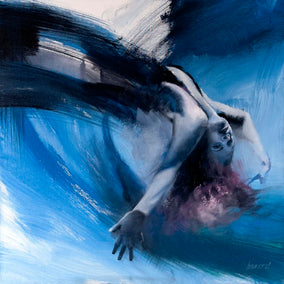 oil painting by Gary Leonard titled Wave of Rapture