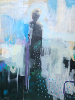 Original art for sale at UGallery.com | Believe by Gena Brodie Robbins | $3,075 | acrylic painting | 40' h x 30' w | photo 1