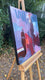 Original art for sale at UGallery.com | Never Looking Back by Gena Brodie Robbins | $1,350 | acrylic painting | 24' h x 24' w | thumbnail 2