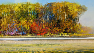 Original art for sale at UGallery.com | Always October by George Peebles | $3,575 | oil painting | 30' h x 40' w | photo 4