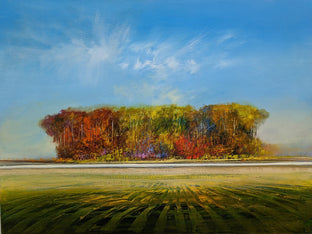 Original art for sale at UGallery.com | Always October by George Peebles | $3,575 | oil painting | 30' h x 40' w | photo 1