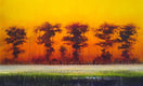 Original art for sale at UGallery.com | As Night Falls by George Peebles | $2,800 | oil painting | 30' h x 48' w | thumbnail 1