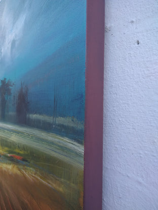 Original art for sale at UGallery.com | As the Sun Sets by George Peebles | $1,650 | oil painting | 24' h x 36' w | photo 2