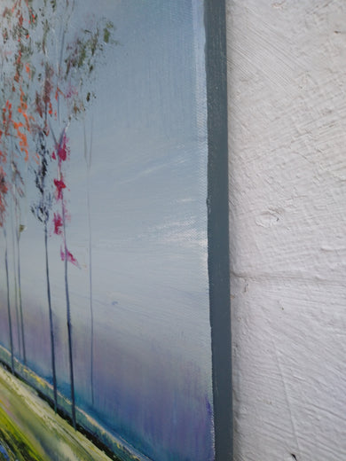 Autumns Strong Hold by George Peebles |  Side View of Artwork 