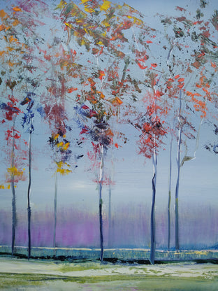 Autumns Strong Hold by George Peebles |   Closeup View of Artwork 