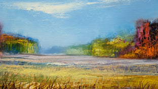 Original art for sale at UGallery.com | Autumn Closing In by George Peebles | $1,300 | oil painting | 24' h x 36' w | photo 4