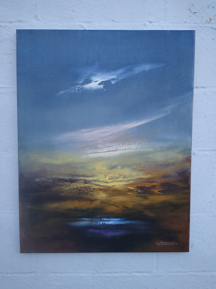 Autumn Gold by George Peebles |  Closeup View of Artwork 