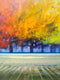Original art for sale at UGallery.com | Brilliant Colors of Autumn by George Peebles | $2,400 | oil painting | 36' h x 36' w | thumbnail 4