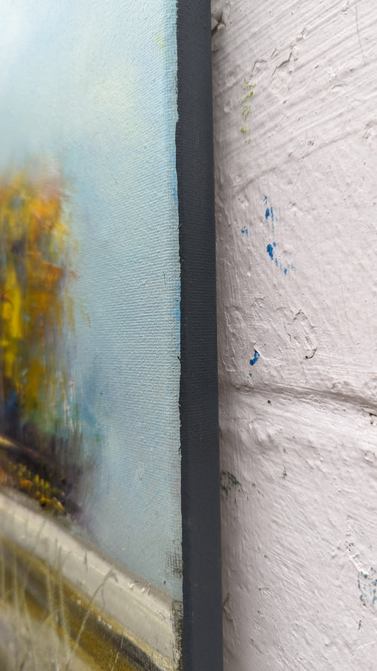 Care Free Day by George Peebles |  Side View of Artwork 