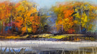 Original art for sale at UGallery.com | Care Free Day by George Peebles | $500 | oil painting | 16' h x 20' w | thumbnail 3