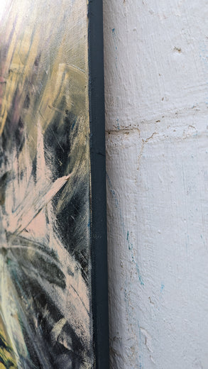 Connected by George Peebles |  Side View of Artwork 