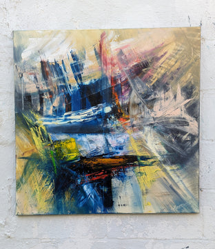 Original art for sale at UGallery.com | Connected by George Peebles | $1,300 | oil painting | 30' h x 30' w | photo 3