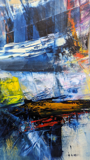 Original art for sale at UGallery.com | Connected by George Peebles | $1,300 | oil painting | 30' h x 30' w | photo 4