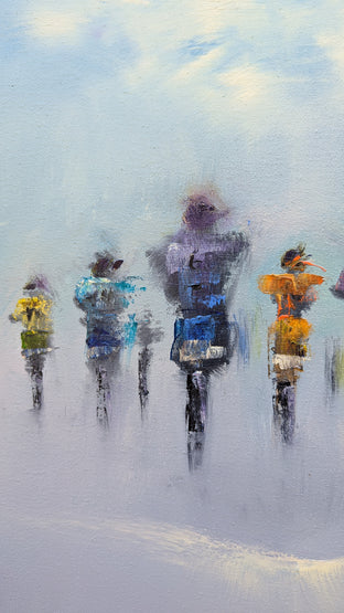 Original art for sale at UGallery.com | Cross Country by George Peebles | $850 | oil painting | 24' h x 18' w | photo 3