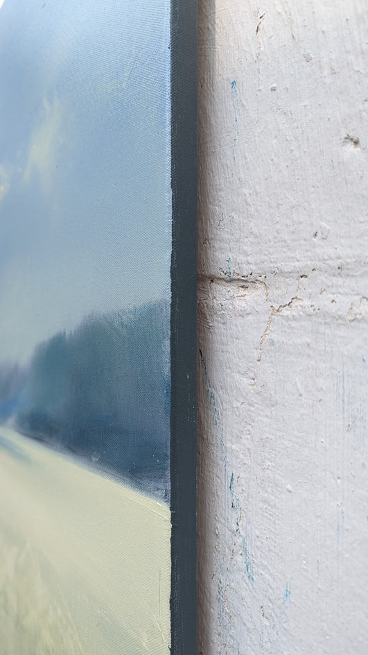 Down by the Bay by George Peebles |  Side View of Artwork 