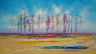 Original art for sale at UGallery.com | Dressed up for August by George Peebles | $6,600 | oil painting | 36' h x 60' w | photo 1