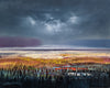 Original art for sale at UGallery.com | Evening Rain by George Peebles | $1,375 | oil painting | 24' h x 30' w | thumbnail 1