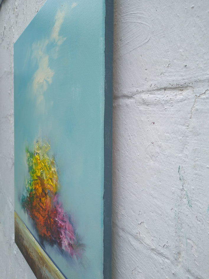 Like a Dream by George Peebles |  Side View of Artwork 