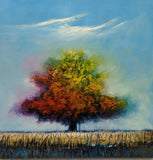 Original art for sale at UGallery.com | October Dreams by George Peebles | $4,400 | oil painting | 48' h x 48' w | thumbnail 1