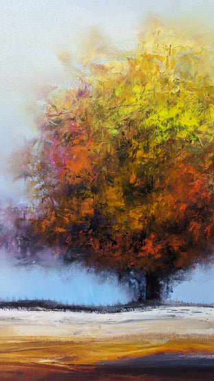 Seeing Autumn by George Peebles |   Closeup View of Artwork 