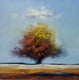 Original art for sale at UGallery.com | Seeing Autumn by George Peebles | $1,750 | oil painting | 36' h x 36' w | thumbnail 1