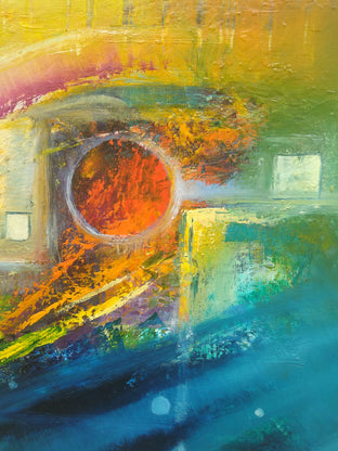 Original art for sale at UGallery.com | Summer Solstice by George Peebles | $1,050 | oil painting | 24' h x 24' w | photo 4