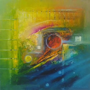 Original art for sale at UGallery.com | Summer Solstice by George Peebles | $1,050 | oil painting | 24' h x 24' w | photo 1