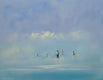 Original art for sale at UGallery.com | The Morning Swim by George Peebles | $1,275 | oil painting | 24' h x 30' w | thumbnail 1