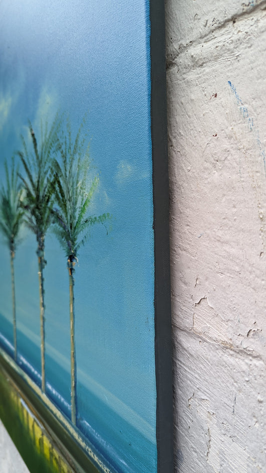 The Palm Trees by George Peebles |  Context View of Artwork 