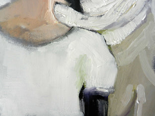 Original art for sale at UGallery.com | Girls in White Dresses by Mary Pratt | $3,000 | oil painting | 40' h x 40' w | photo 4