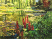 Original art for sale at UGallery.com | Giverny Reflections by Onelio Marrero | $1,025 | oil painting | 18' h x 24' w | thumbnail 1