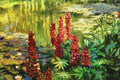 Original art for sale at UGallery.com | Giverny Reflections by Onelio Marrero | $1,025 | oil painting | 18' h x 24' w | thumbnail 4
