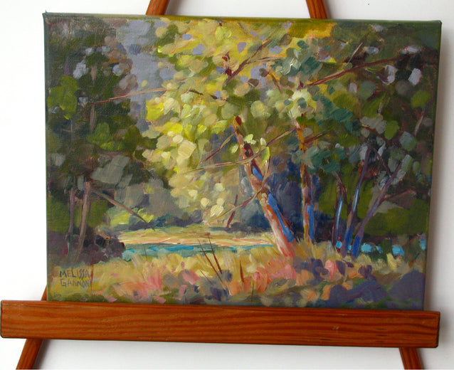Morning Along the River by Melissa Gannon |  Context View of Artwork 