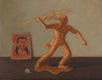 Original art for sale at UGallery.com | Native Pride by Jose H. Alvarenga | $425 | oil painting | 8' h x 10' w | thumbnail 1