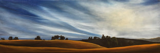 Original art for sale at UGallery.com | Golden Hills VIII by Mandy Main | $850 | oil painting | 12' h x 36' w | photo 1