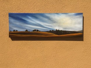 Original art for sale at UGallery.com | Golden Hills VIII by Mandy Main | $850 | oil painting | 12' h x 36' w | photo 3