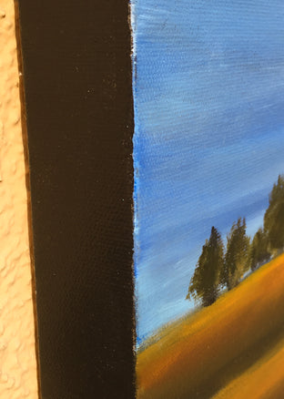 Original art for sale at UGallery.com | Golden Hills XI by Mandy Main | $2,025 | oil painting | 24' h x 48' w | photo 2
