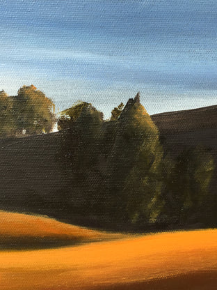 Original art for sale at UGallery.com | Golden Hills XI by Mandy Main | $2,025 | oil painting | 24' h x 48' w | photo 4
