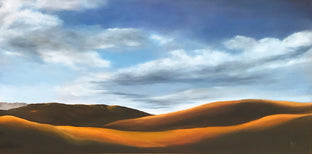 Original art for sale at UGallery.com | Golden Hills XV by Mandy Main | $1,200 | oil painting | 24' h x 48' w | photo 1