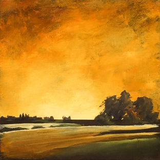 Original art for sale at UGallery.com | Golden Light II by Mandy Main | $425 | oil painting | 12' h x 12' w | photo 1